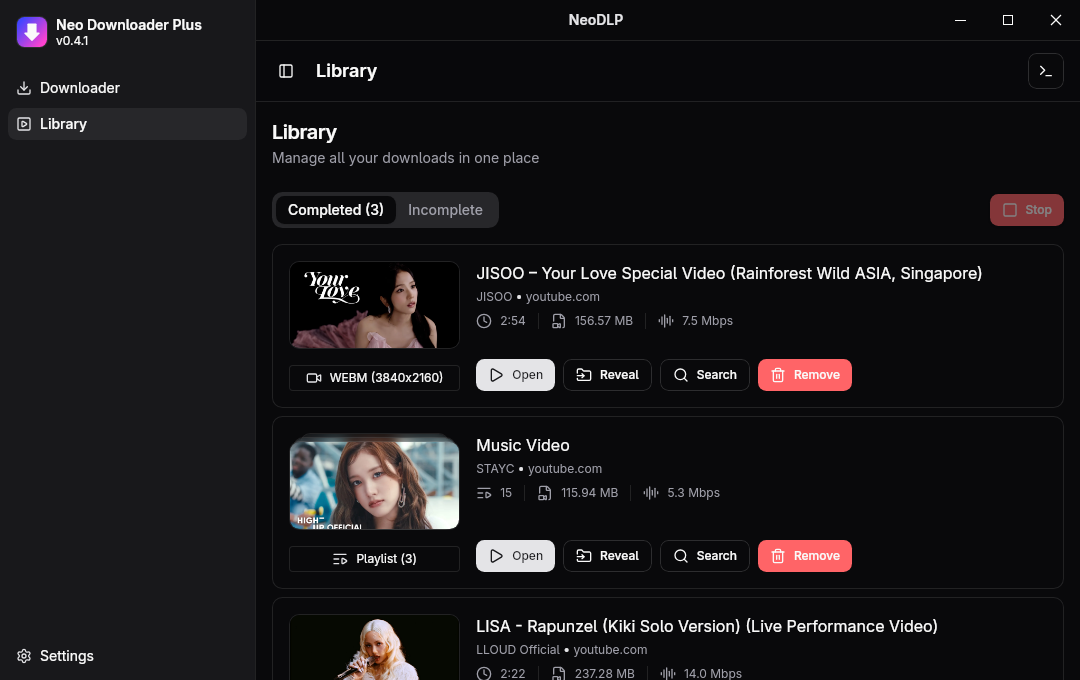 Completed-Downloads
